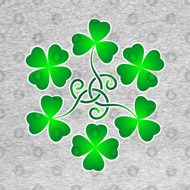 Shamrock pattern. by Alex Birch